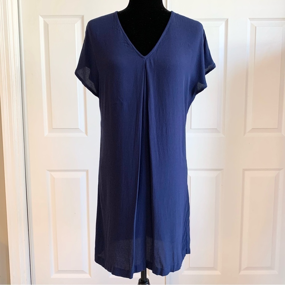 Madewell Navy Blue Swing Dress